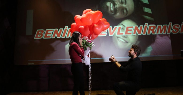 Beyaz Perdede Evlilik Teklifi Organizasyonu